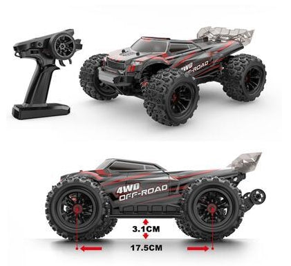 HYPER GO H14BM 1/14 Brushless RC Cars for Adults Fast 50 mph, RC Trucks 4X4 Offroad Waterproof, Electric Powered High Speed RC Car, Scary Fast Extreme RC Truggy with 3S Battery for Snow Sand